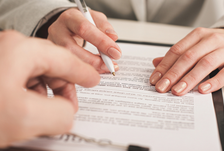 falsifying documents, signing someone else's name without authorization