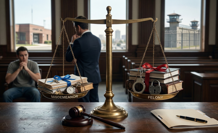 Misdemeanor vs. Felony in California: What’s the Real Difference?